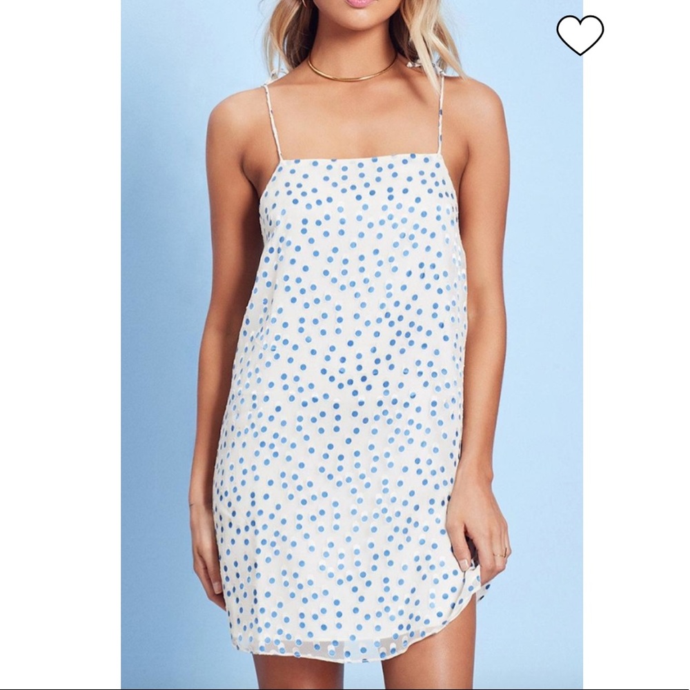 Lovers + Friends Lover boy slip dress, polka dot - Picture 2 of 8